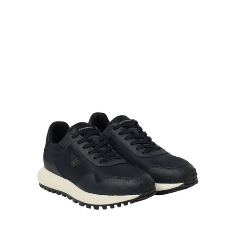 Emporio Armani Sneakers Sneakers Uomo con logo in metallo 39 A25 - EMPORIO ARMANIEM003738AF19532 - MB007 - 39 - Francavilla Moda